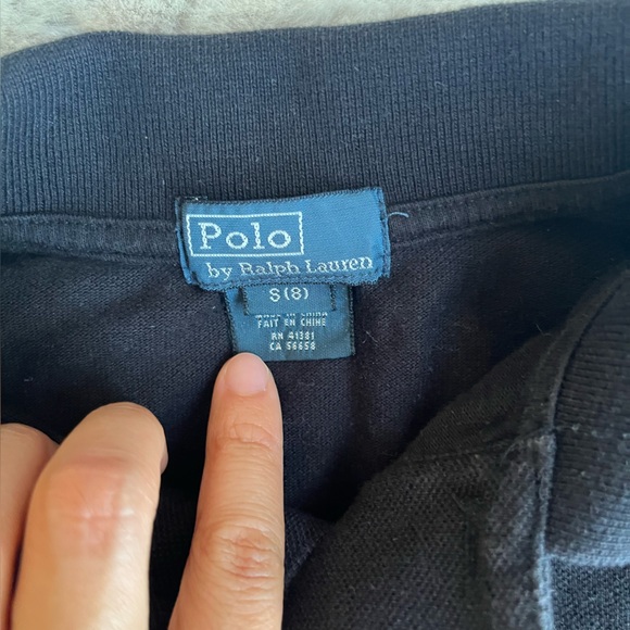 Ralph Lauren Boy’s Black Polo tee - Picture 3 of 4